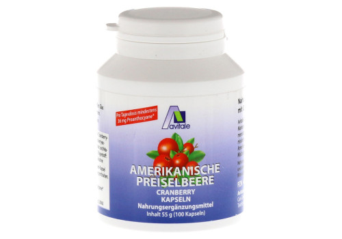 PREISELBEERE amerikanisch 400 mg Kapseln – PZN 4130372 (PZN 4130372)