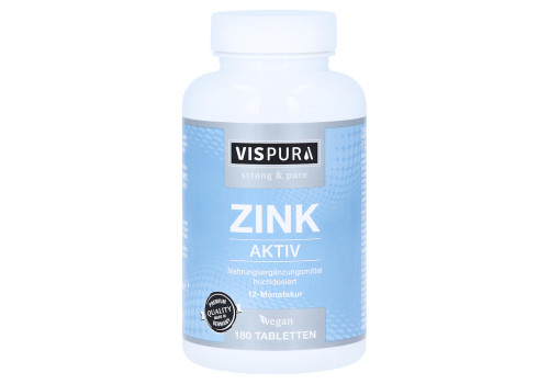 ZINK AKTIV 25 mg hochdosiert vegan Tabletten – PZN 16018611 (PZN 16018611)