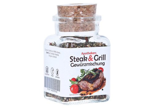 APOTHEKERS Steak & Grill Gewürzmischung Glas – PZN 16029543 (PZN 16029543)