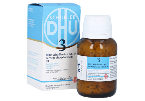 BIOCHEMIE DHU 3 Ferrum phosphoricum D 3 Tabletten – PZN 6583994 (PZN 6583994)