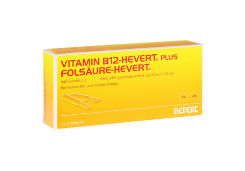 Vitamin B12 Folsäure Hevert Amp.-Paare – PZN 296093 (PZN 296093)