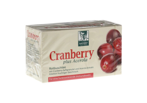 CRANBERRY ACEROLA Baders Filterbeutel – PZN 6919307 (PZN 6919307)