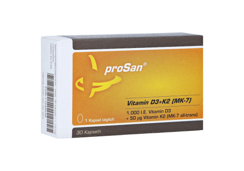 PROSAN Vitamin D3+K2 MK-7 Kapseln – PZN 11549539 (PZN 11549539)