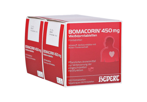 Bomacorin 450mg Weißdorntabletten – PZN 13751601 (PZN 13751601)