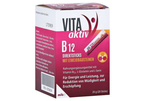 VITA AKTIV B12 Direktsticks mit Eiweißbausteinen – PZN 12726334 (PZN 12726334)