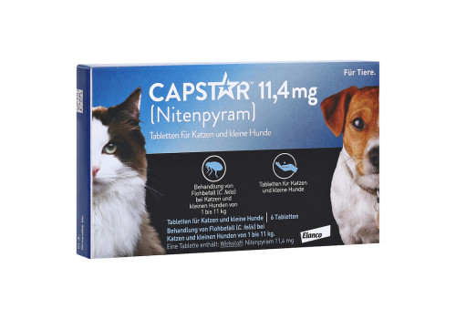 CAPSTAR 11,4 mg Tabletten f.Katzen/kleine Hunde – PZN 1276359 (PZN 1276359)