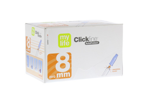 MYLIFE Clickfine AutoProtect Pen-Nadeln 8 mm 29 G – PZN 6426562 (PZN 6426562)