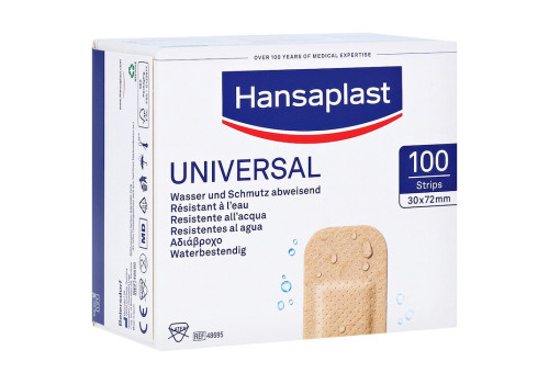 HANSAPLAST Universal Strips waterres.30x72 mm – PZN 1215263 (PZN 1215263)