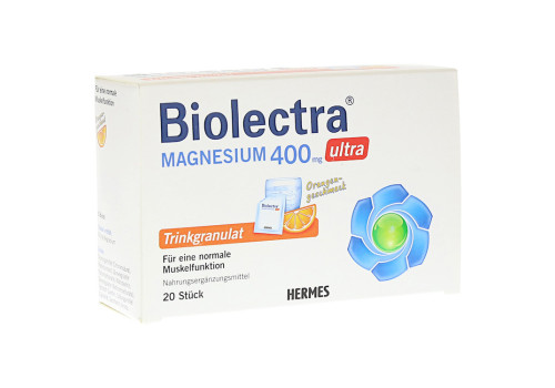 BIOLECTRA Magnesium 400 mg ultra Trinkgran.Orange – PZN 10914511 (PZN 10914511)