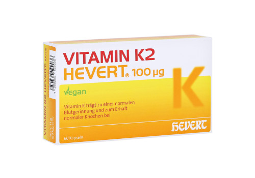 Vitamin K2 Hevert 100 µg Kapseln – PZN 12870284 (PZN 12870284)