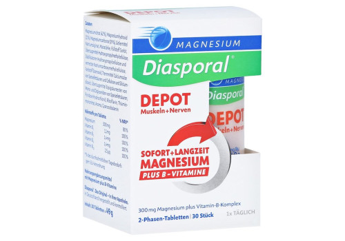 Magnesium Diasporal Depot Muskel und Nerven Tabletten – PZN 14323511 (PZN 14323511)