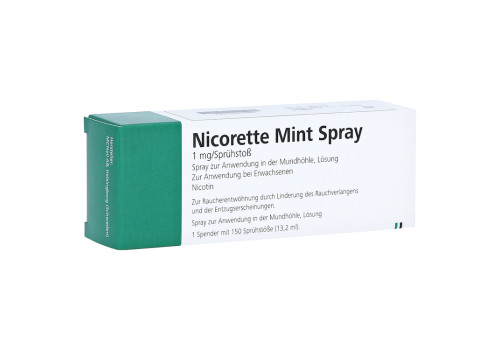 NICORETTE Mint Spray 1 mg/Sprühstoß – PZN 16136061 (PZN 16136061)