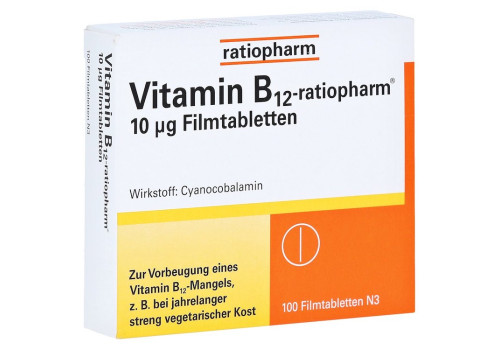 Vitamin B12 ratiopharm 10 µg Filmtabletten – PZN 8735267 (PZN 8735267)