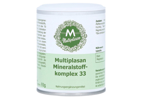 MULTIPLASAN Mineralstoffkomplex 33 Tabletten – PZN 4155490 (PZN 4155490)