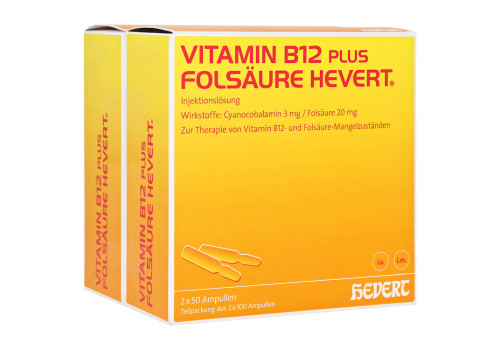 Vitamin B12 Folsäure Hevert Amp.-Paare – PZN 4674439 (PZN 4674439)