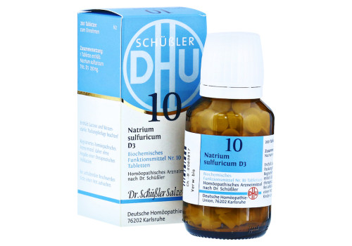 BIOCHEMIE DHU 10 Natrium sulfuricum D 3 Tabletten – PZN 2580869 (PZN 2580869)