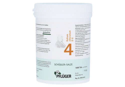 BIOCHEMIE Pflüger 4 Kalium chloratum D 6 Tabletten – PZN 6318921 (PZN 6318921)