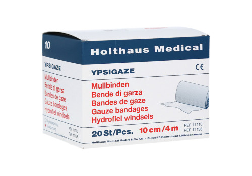 YPSIGAZE Mullbinde 10 cmx4 m – PZN 3943400 (PZN 3943400)