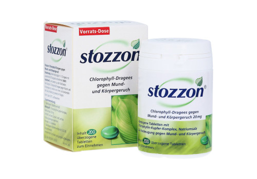 Stozzon Chlorophyll-Dragees gegen Mund- und Körpergeruch – PZN 977427 (PZN 977427)