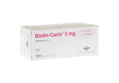 Biotin-Carin 5mg – PZN 993805 (PZN 993805)