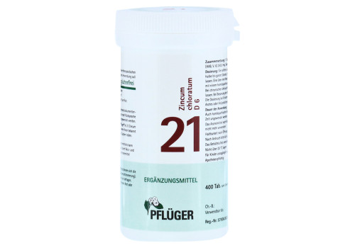 BIOCHEMIE Pflüger 21 Zincum chloratum D 6 Tabl. – PZN 6322756 (PZN 6322756)