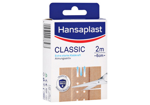 HANSAPLAST Classic Pflaster 6 cmx2 m – PZN 16739693 (PZN 16739693)