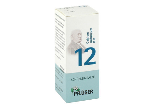 BIOCHEMIE Pflüger 12 Calcium sulfuricum D 6 Tabl. – PZN 6320148 (PZN 6320148)