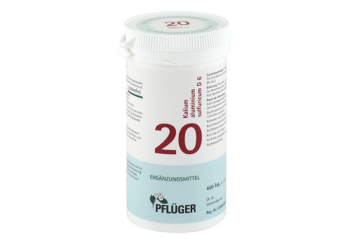 BIOCHEMIE Pflüger 20 Kalium alumin.sulfur.D 6 Tab. – PZN 6322650 (PZN 6322650)