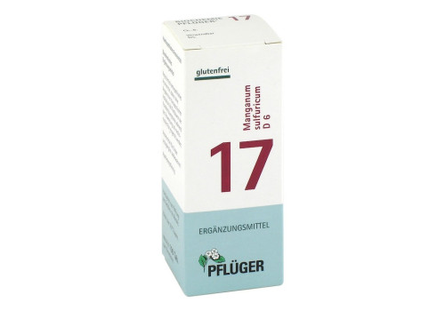 BIOCHEMIE Pflüger 17 Manganum sulfuricum D 6 Tabl. – PZN 6322331 (PZN 6322331)