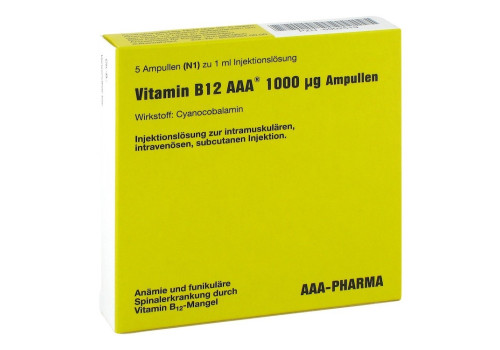 Vitamin B12 AAA 1.000 µg Ampullen – PZN 6902519 (PZN 6902519)