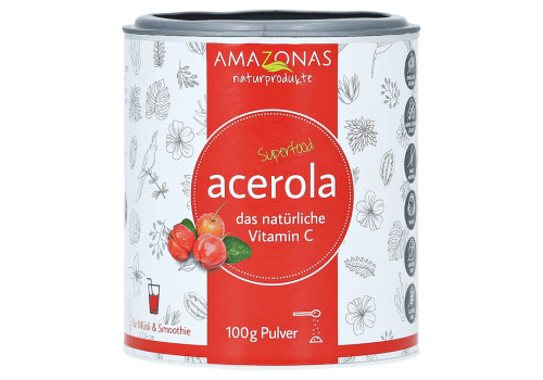 Acerola 100% Natürliches Vitamin C Pulver – PZN 1974483 (PZN 1974483)