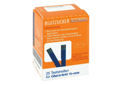 GLUCO TEST Blutzuckerteststreifen – PZN 5109546 (PZN 5109546)