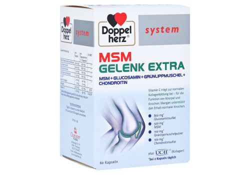 DOPPELHERZ MSM Gelenk extra system Kapseln – PZN 14371906 (PZN 14371906)