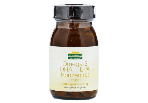 Omega-3 DHA + EPA Vegan Konzentrat Kapseln – PZN 12499536 (PZN 12499536)