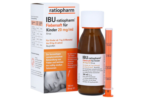 IBU-ratiopharm Fiebersaft für Kinder 20mg/ml – PZN 696266 (PZN 696266)