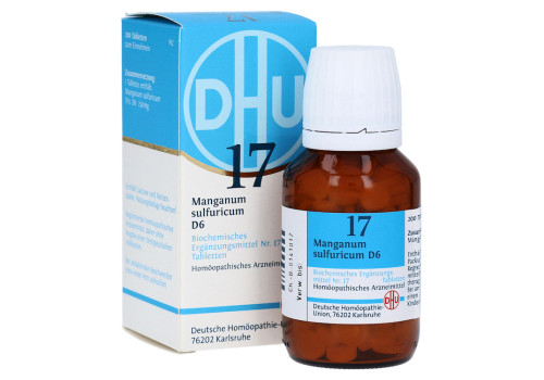 BIOCHEMIE DHU 17 Manganum sulfuricum D 6 Tabletten – PZN 2581219 (PZN 2581219)