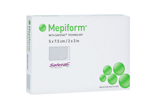 Mepiform 5x7,5 cm Verband – PZN 8655574 (PZN 8655574)