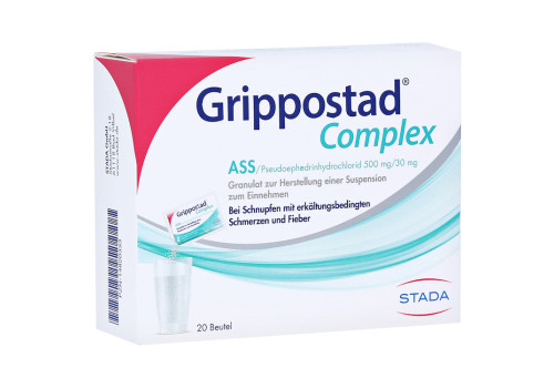 Grippostad Complex ASS/Pseudoephedrin 500mg/30mg – PZN 14820333 (PZN 14820333)