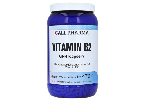 VITAMIN B2 GPH Kapseln – PZN 2552086 (PZN 2552086)