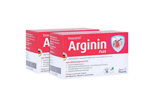 VASCORIN Arginin Plus Kapseln – PZN 13157312 (PZN 13157312)