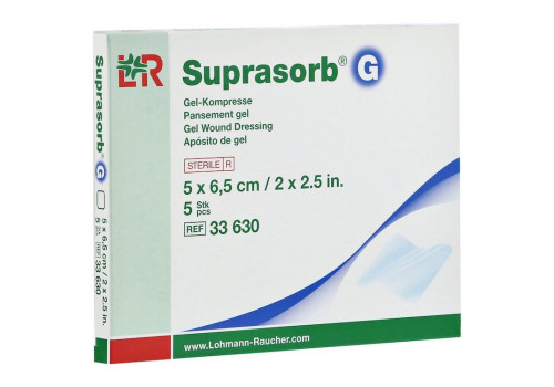 SUPRASORB G Gelkompresse 5x6,5 cm – PZN 11267835 (PZN 11267835)