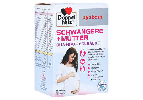 Doppelherz system Schwangere + Mütter DHA + EPA + Folsäure – PZN 9529699 (PZN 9529699)