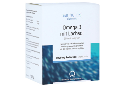 SANHELIOS Omega-3 mit Lachsöl Kapseln – PZN 15583183 (PZN 15583183)