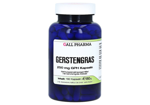 GERSTENGRAS 250 mg GPH Kapseln – PZN 6106544 (PZN 6106544)