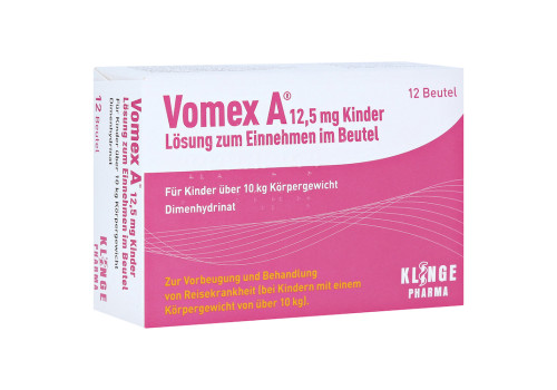 Vomex A 12,5mg Kinder – PZN 16238531 (PZN 16238531)