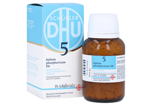 BIOCHEMIE DHU 5 Kalium phosphoricum D 6 Tabletten – PZN 6584060 (PZN 6584060)