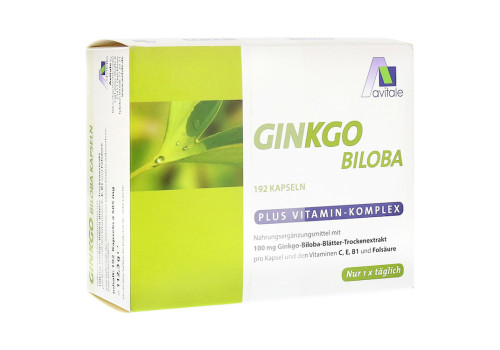 GINKGO 100 mg Kapseln+B1,C+E – PZN 2909335 (PZN 2909335)