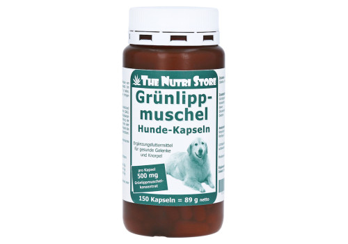 Grünlippmuschel 500mg Kapseln für Hunde – PZN 9735312 (PZN 9735312)