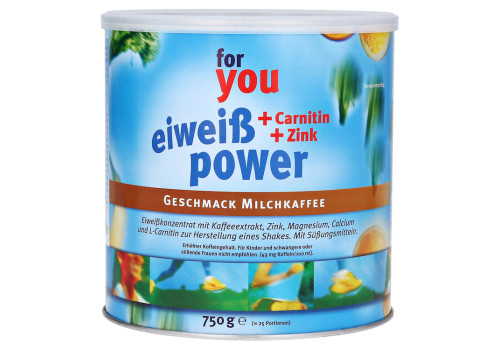 FOR YOU eiweiß power Milchkaffee Pulver – PZN 13570561 (PZN 13570561)