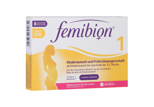 FEMIBION 1 Kinderwunsch+Frühschwangers.o.Jod Tabl. – PZN 15199987 (PZN 15199987)